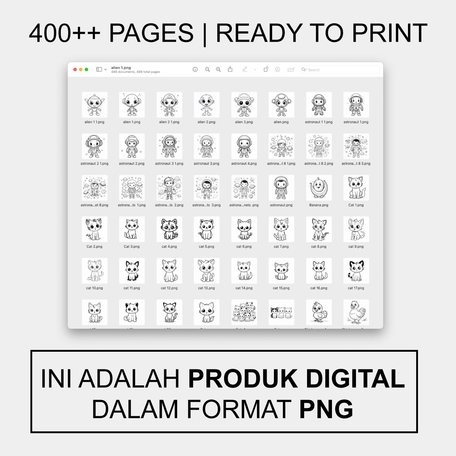 Printable 400+ Coloring Pages