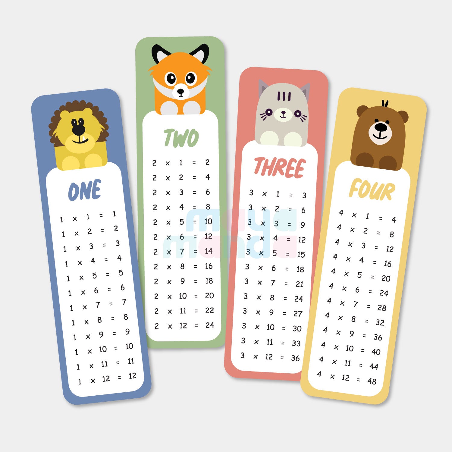 Printable Bookmark Animal
