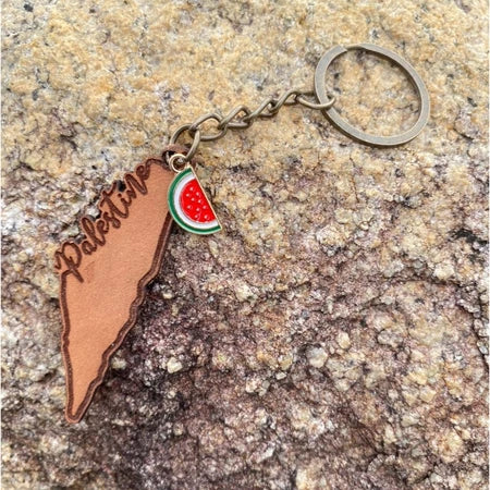 Keychain berbentuk Peta Palestine