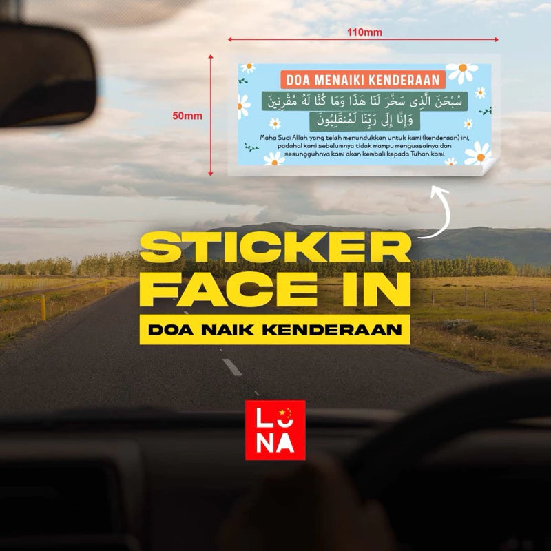Sticker Doa Naik Kenderaan