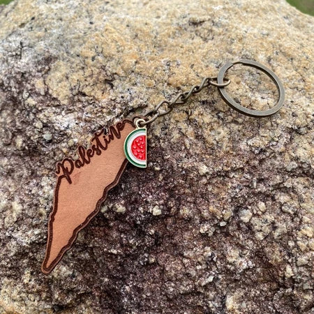 Keychain berbentuk Peta Palestine